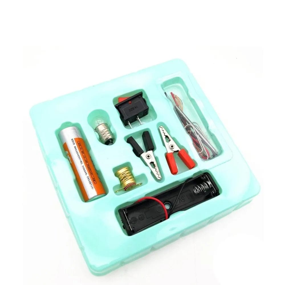 DIY Electrical Circuit Learning Set for Kids – Safe Educational Science Experiment Kit for Building Basic Circuits, Hands-On STEM Learning Toy for School Lab Projects and Home Experiments